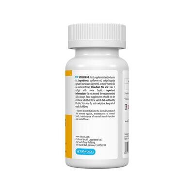 Вітамін Д3 VPLab UltraVit Vitamin D3 4000, 120 капсул