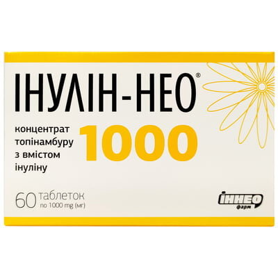 Інулін-Нео таблетки по 1000 мг № 60
