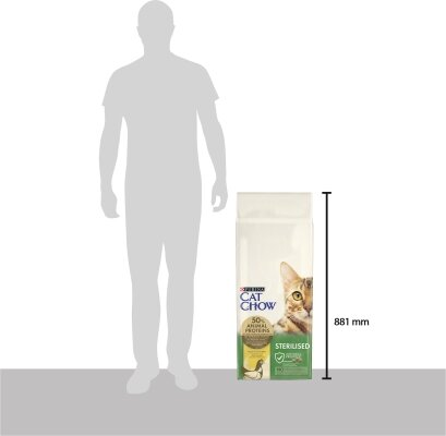 Корм сухий для кішок Purina Cat Chow Sterilised з куркою, 15 кг