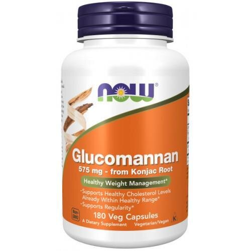 Глюкоманнан NOW Glucomannan 575 мг вег. капсули №180