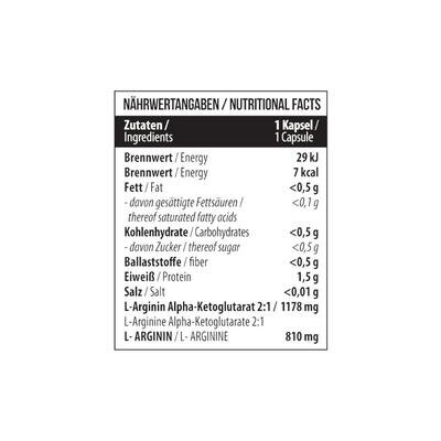 Амінокислотний комплекс MST Nutrition AAKG 1178 мг, 60 капсул