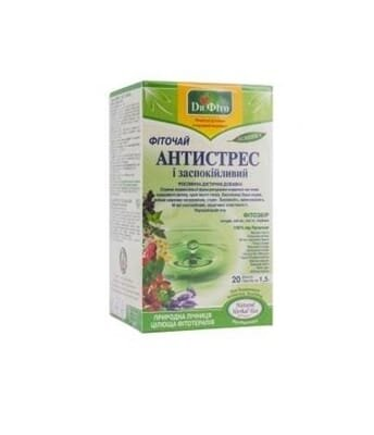 Фіточай Dr.Fito Антистрес і заспокійливий по 1.5 г №20 в філ.-пак.