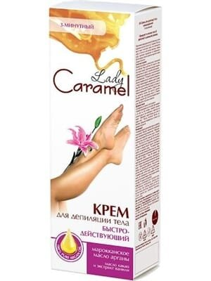 Крем Lady Caramel для депіляції тіла швидкодіючий, 100 мл