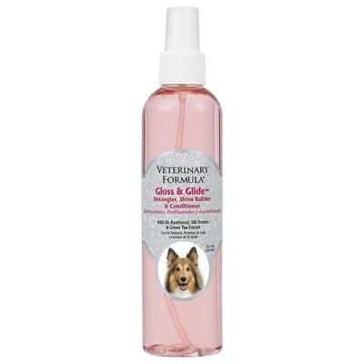 Кондиціонер для собак та котів Veterinary Formula Gloss & Glide від колтунів, антистатик, 236 мл