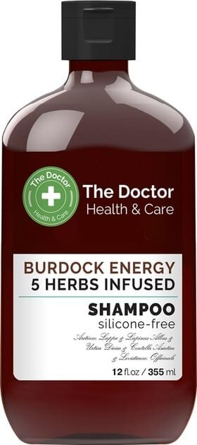 Шампунь The Doctor Burdock Energy 5 трав енергія лопуха, 355 мл