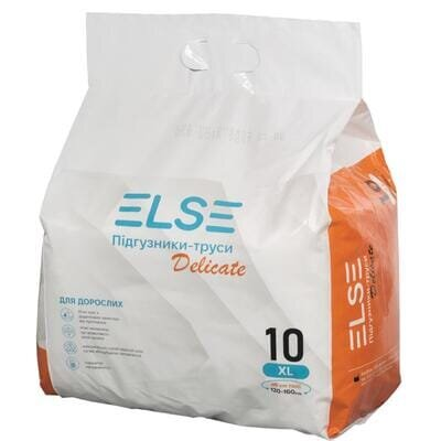 Підгузники-труси для дорослих Else Delicate, розмір XL, 10 штук