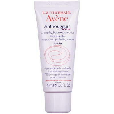 Крем для обличчя Avene Antirougeurs Jour SPF20 денний зволожуючий для сухої та дуже сухої шкіри схильної до куперозу, 40 мл