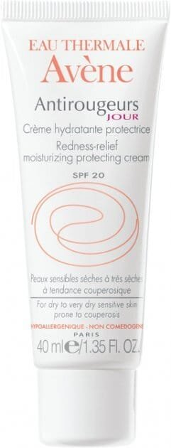 Крем для обличчя Avene Antirougeurs Jour SPF20 денний зволожуючий для сухої та дуже сухої шкіри схильної до куперозу, 40 мл