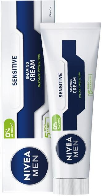 Крем для гоління Nivea Men Sensitive для чутливої шкіри (81308), 100 мл