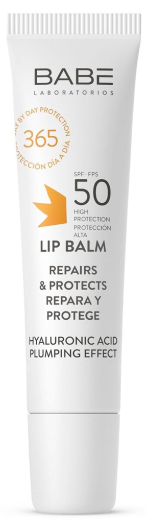 Бальзам для губ Babe Laboratorios SPF50 сонцезахисний з гіалуроновою кислотою, 15 мл