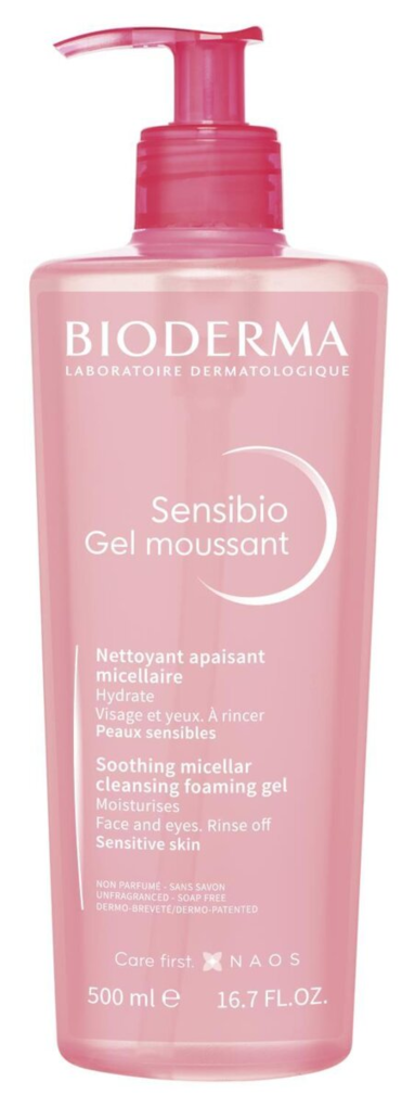 Гель Bioderma Sensibio очищуючий для обличчя, 500 мл