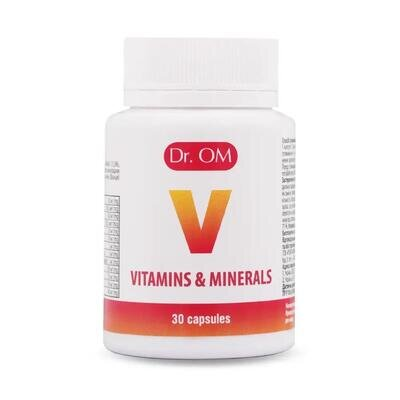 Вітаміни та мінерали Dr. OM Vitamins & Minerals капсули №30
