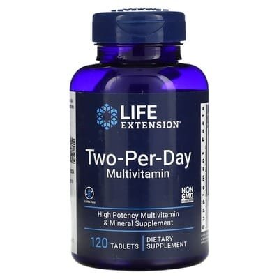 Мультивітаміни Life Extension Two-Per-Day Tablets, 120 таблеток