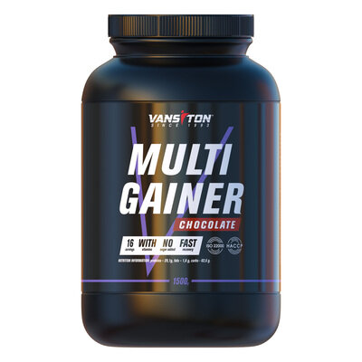 Гейнер Vansiton Multigainer, шоколад, 1,5 кг