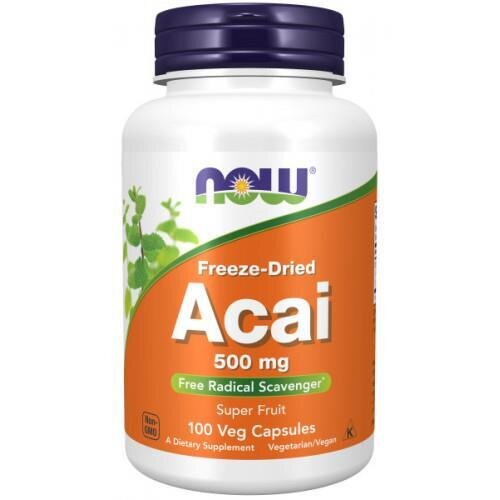 Асаї NOW Acai 500 мг вег. капсули №100
