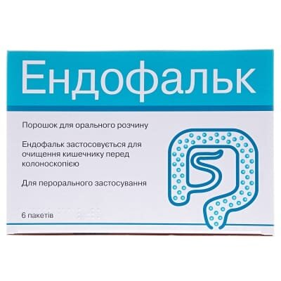Ендофальк порошок д/ор. р-ну по 55.318 г №6 у пак.