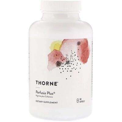 Підтримка серцево-судинної системи Thorne Research L-Arginine Plus (Perfusia Plus), 180 капсул