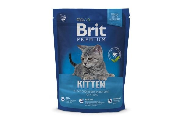 Корм сухий для кошенят Brit Premium Cat Kitten з куркою, 300 г