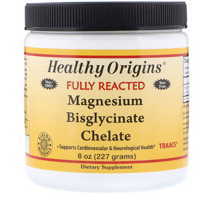 Бісглицинат хелат магнію Healthy Origins Magnesium Bisglycinate Chelate, 227 г