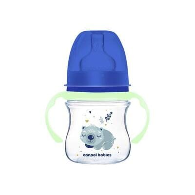 Пляшечка антиколікова Canpol Babies EasyStart Sleepy Koala 35/236_blu з широким отвором , 120 мл