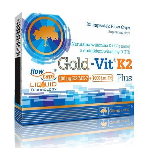Вітамін К2 Плюс Olimp Gold-Vit K2 Plus, 30 капсул