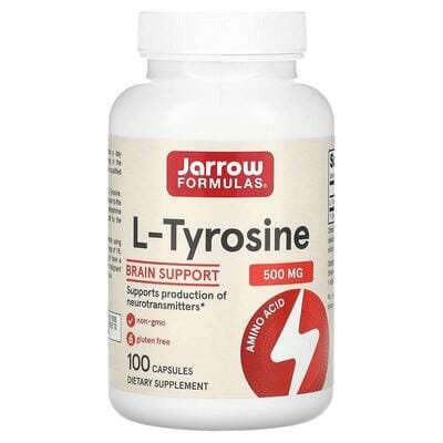 L- тирозин Jarrow Formulas L-Tyrosine 500 мг, 100 капсул