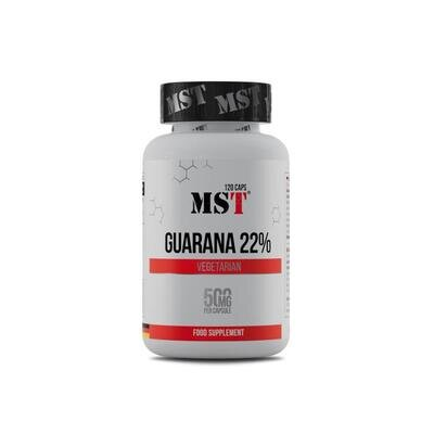 Гуарана 22% MST Nutrition Guarana 22% 500 мг, 120 капсул