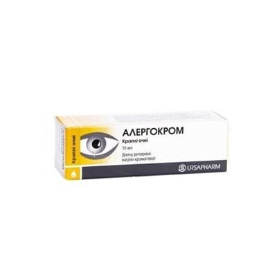 Алергокром краплі оч. 20 мг/мл по 10 мл у флак.-крап.