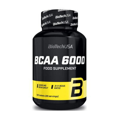 Амінокислоти Biotech BCAA 6000, 100 таблеток