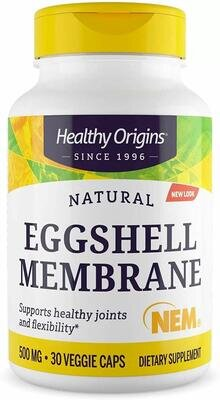 Мембрана яєчної шкаралупи Healthy Origins Natural Eggshell Membrane 500 мг, 30 вегетаріанських капсул