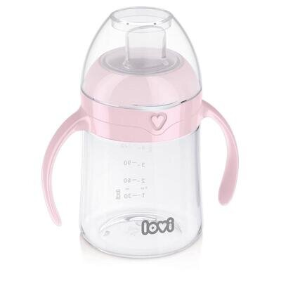 Кружка-непроливайка Canpol babies Lovi дитяча, 35/353, рожева, 150 мл