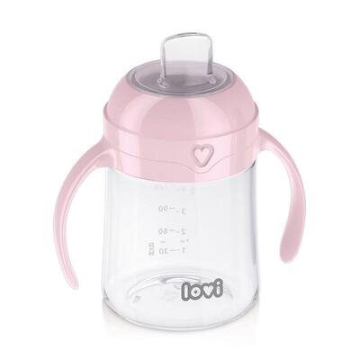 Кружка-непроливайка Canpol babies Lovi дитяча, 35/353, рожева, 150 мл