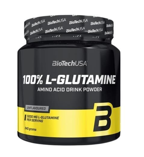 Амінокислота Biotech 100% L-Glutamine, 240 г