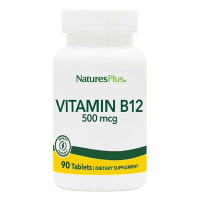 Вітамін B12 Nature's Plus Vitamin B12 500 мкг, 90 таблеток