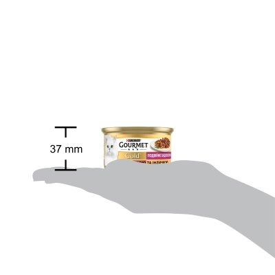 Корм вологий для кішок Purina Gourmet Gold Подвійне задоволення з качкою та індичкою, 85 г