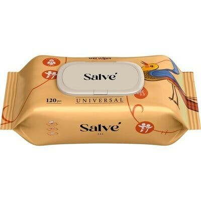 Серветки вологі Salve універсальні, 120 шт