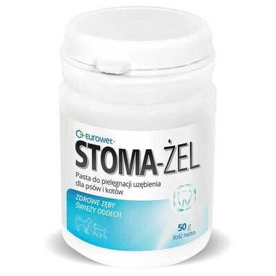 Зубна паста для собак та котів Eurowet Stoma Gel, 50 г