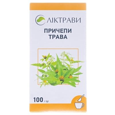 Причепи трава різ.-прес. по 100 г у пач. з внут. пак.