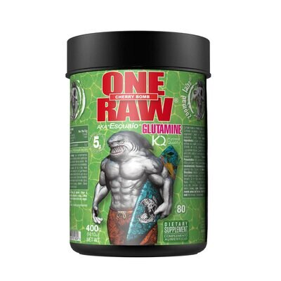 Глютамін Zoomad Labs One Raw Glutamine cherry bomb, 400 г