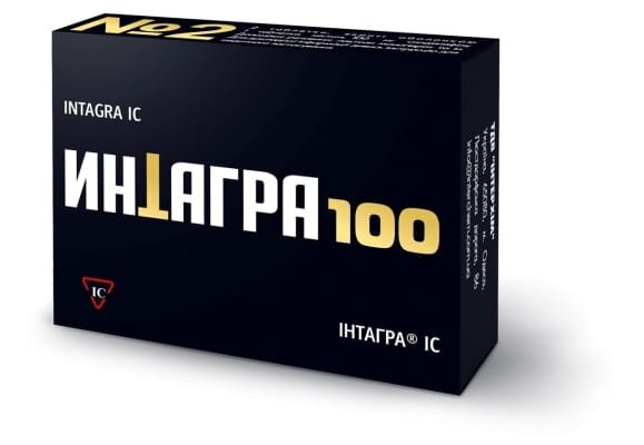 Інтагра IC таблетки, в/о по 100 мг №2