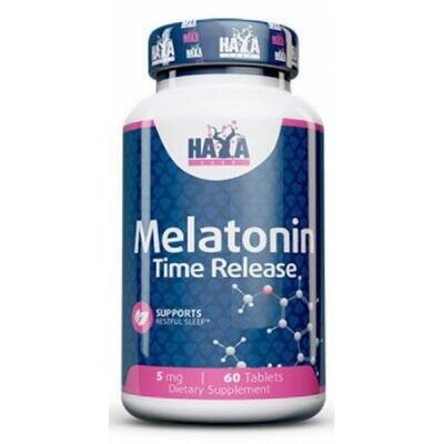Мелатонін Haya Labs Melatonin (Time Release) пролонгованої дії 5 мг таблетки №60