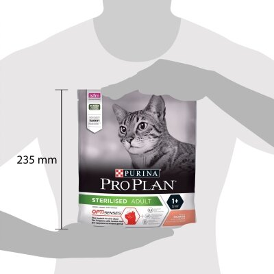 Корм сухий для котів Purina Pro Plan Sterilised з лососем, 400 г