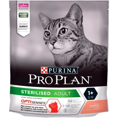 Корм сухий для котів Purina Pro Plan Sterilised з лососем, 400 г