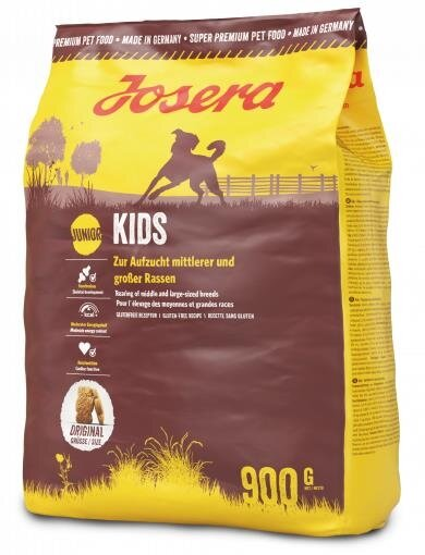 Корм сухий для цуценят і молодих собак Josera Kids, 900 г