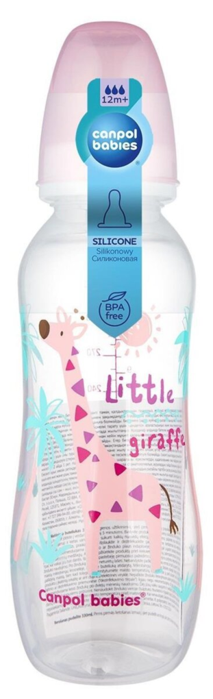 Пляшечка Canpol Babies 59/205 Веселі звірята BPA Free, 330 мл