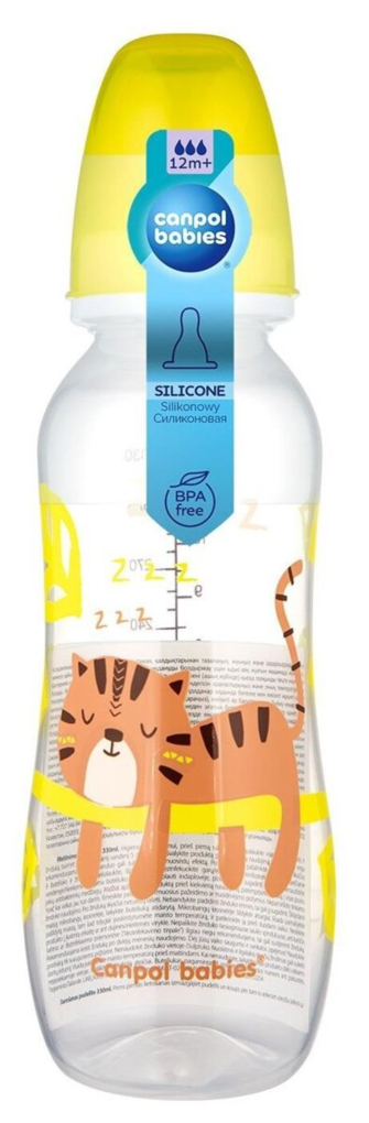 Пляшечка Canpol Babies 59/205 Веселі звірята BPA Free, 330 мл