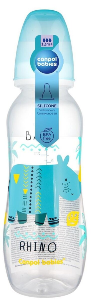 Пляшечка Canpol Babies 59/205 Веселі звірята BPA Free, 330 мл