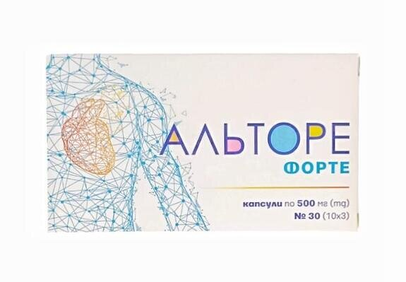 Альторе форте капсули по 500 мг №30