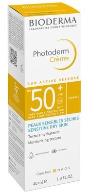 Крем сонцезахисний Bioderma Photoderm SPF50+ для чутливої та сухої шкіри, 40 мл