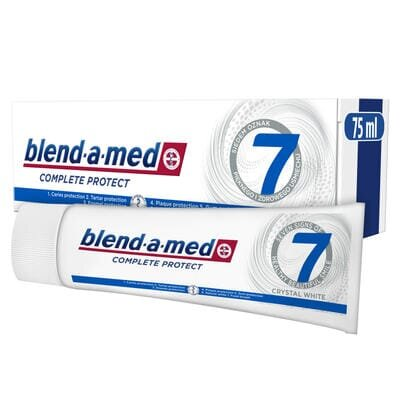 Зубна паста Blend-a-med Complete Protect 7 Кришталева білизна, 75 мл